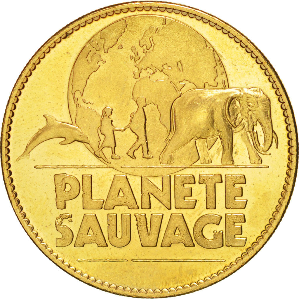 France, Token, Tourist Token, Planète Sauvage, 2009, Arthus Bertrand, MS(63)