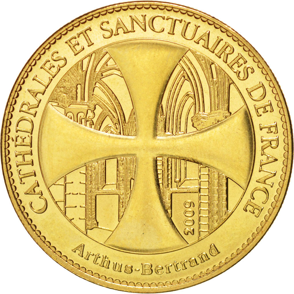 Tourist Token, Cathédrale Notre-Dame de la Seds, 2009, MS(63), Arthus Bertrand