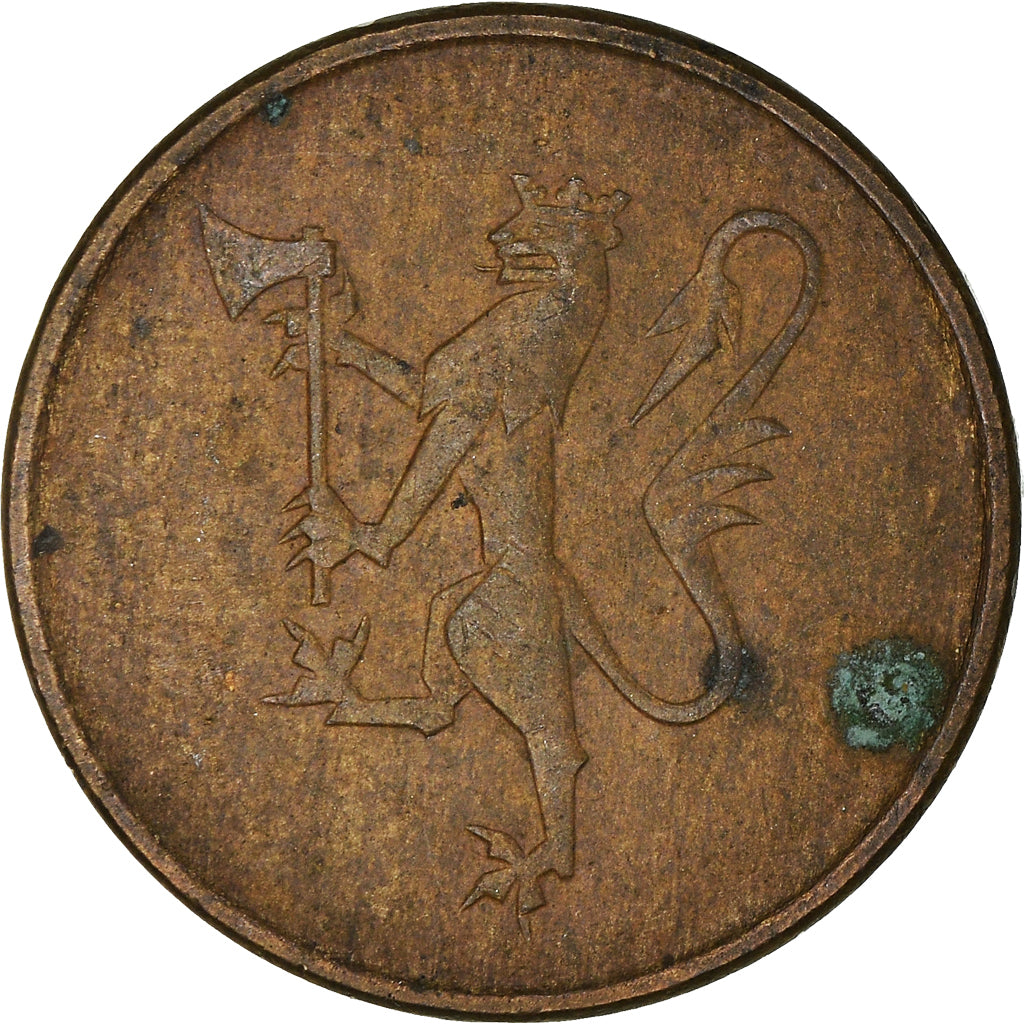 Münze, Norwegen, 5 Öre, 1977