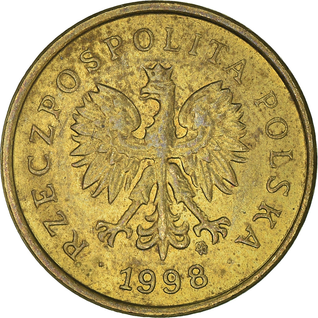 Moneta, Polonia, 2 Grosze, 1998
