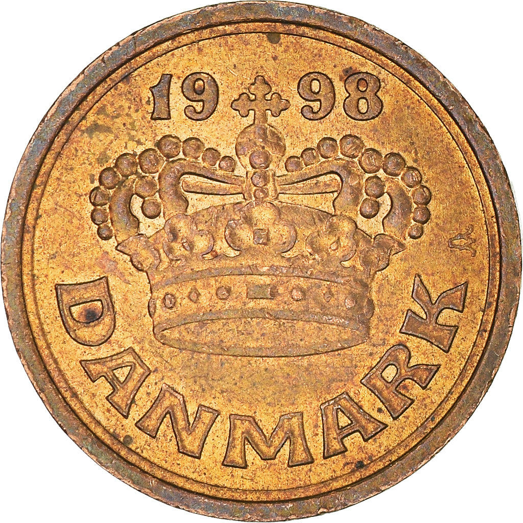 Coin, Denmark, 25 Öre, 1998