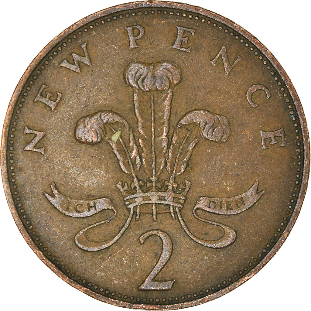Moneta, Wielka Brytania, 2 New Pence, 1971