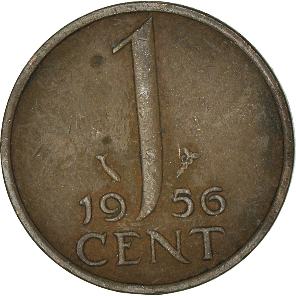 Coin, Netherlands, Cent, 1956