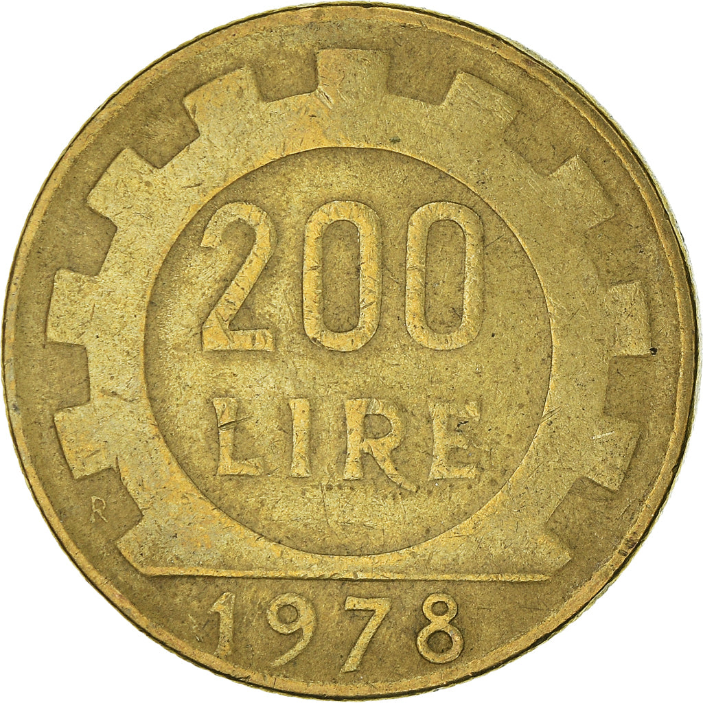 Coin, Italy, 200 Lire, 1978