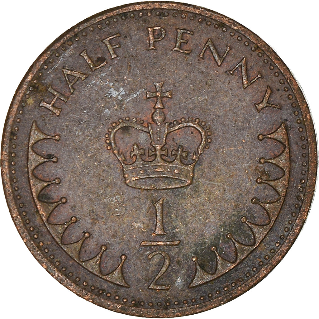 Monnaie, Grande-Bretagne, 1/2 Penny, 1982