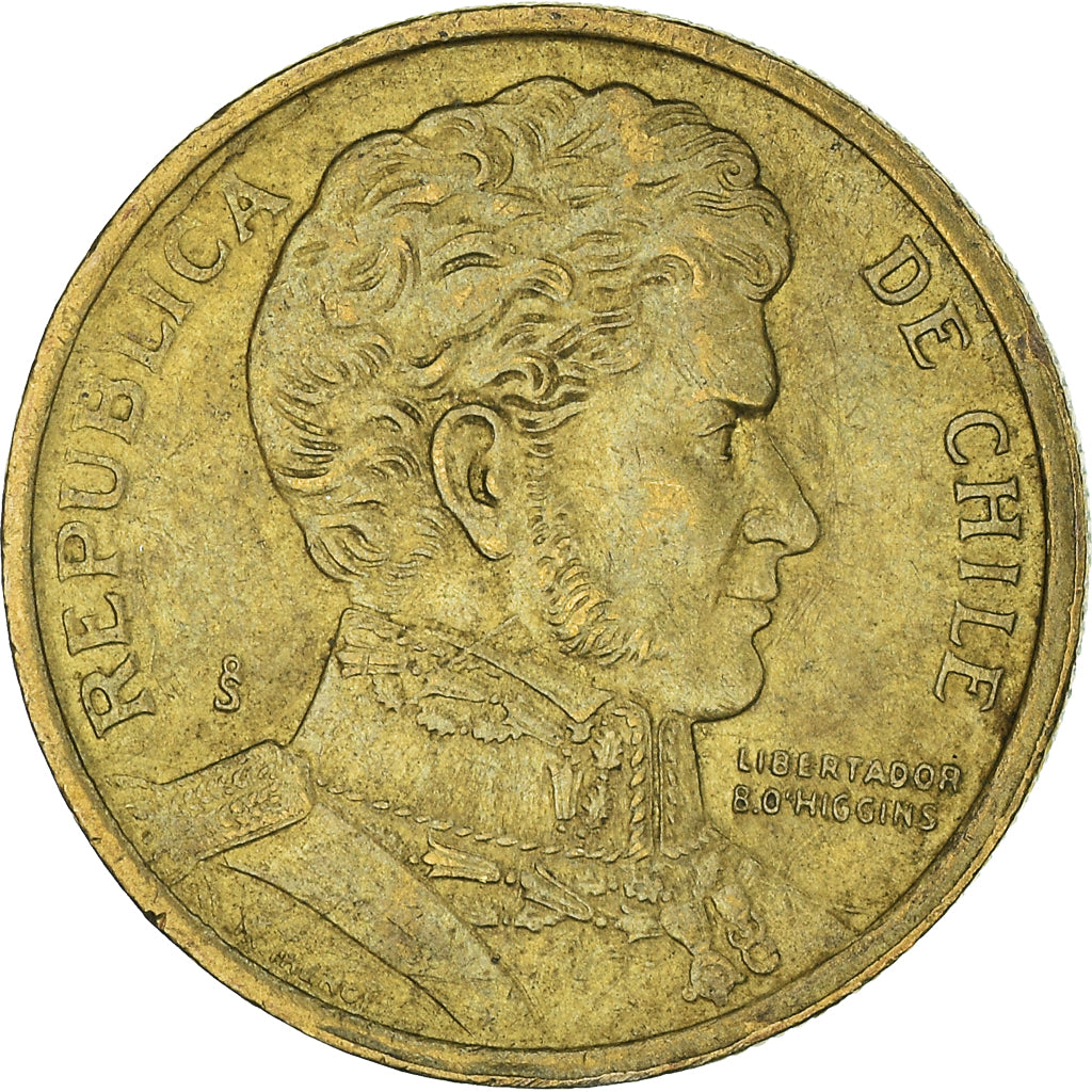 Monnaie, Chili, 10 Pesos, 1997