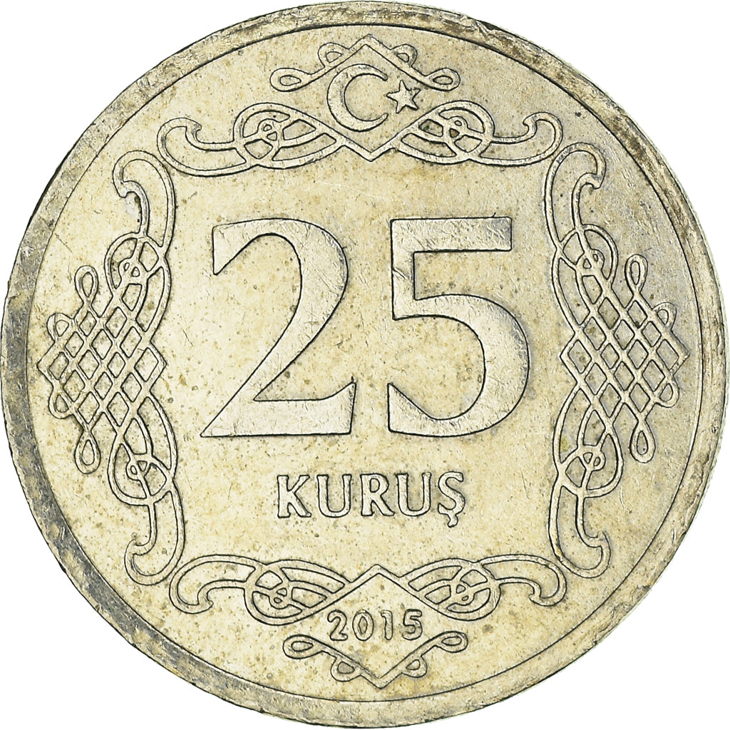 Munten, Turkije, 25 Kurus, 2015