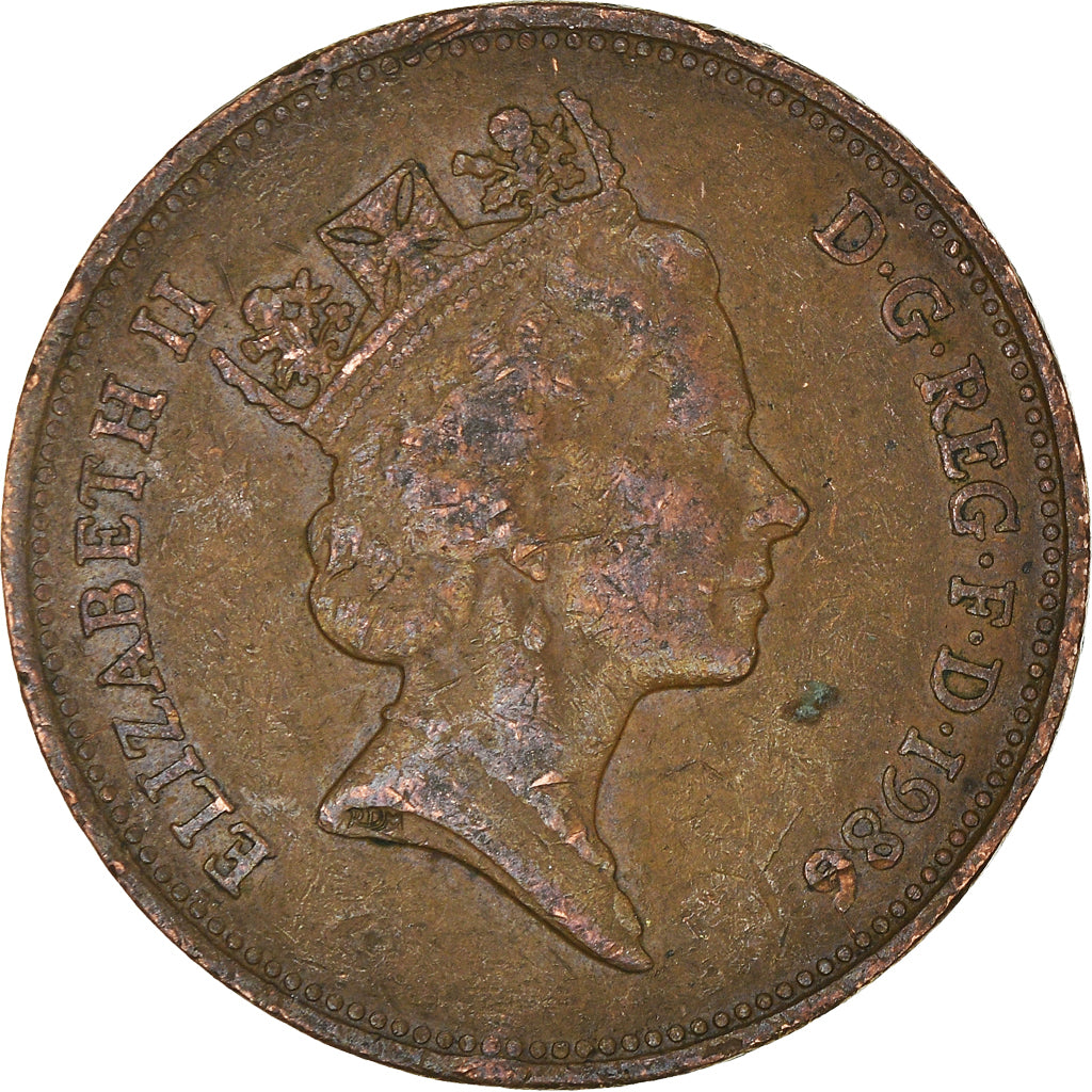 Munten, Groot Bretagne, 2 Pence, 1986