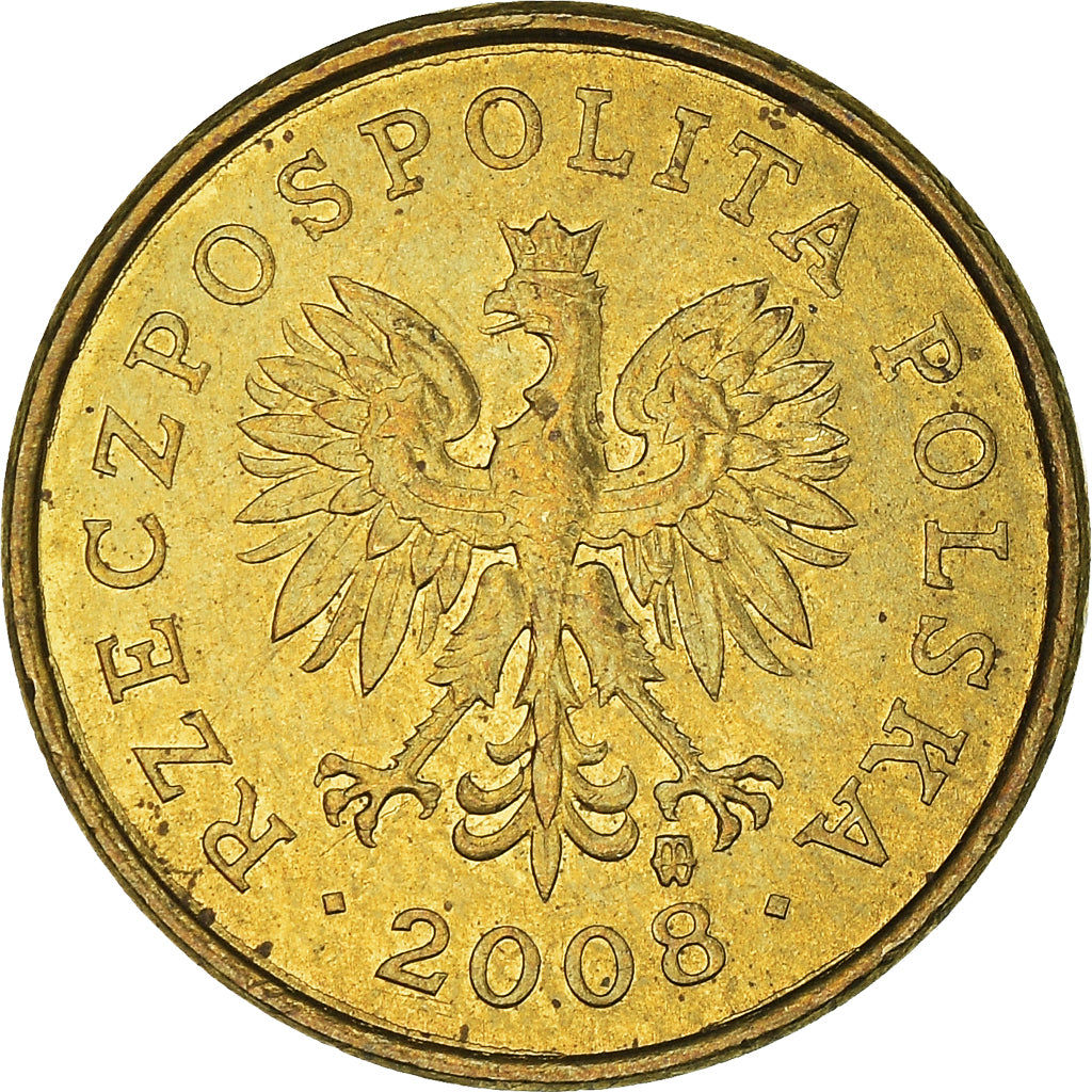 Moneta, Polonia, 2 Grosze, 2008