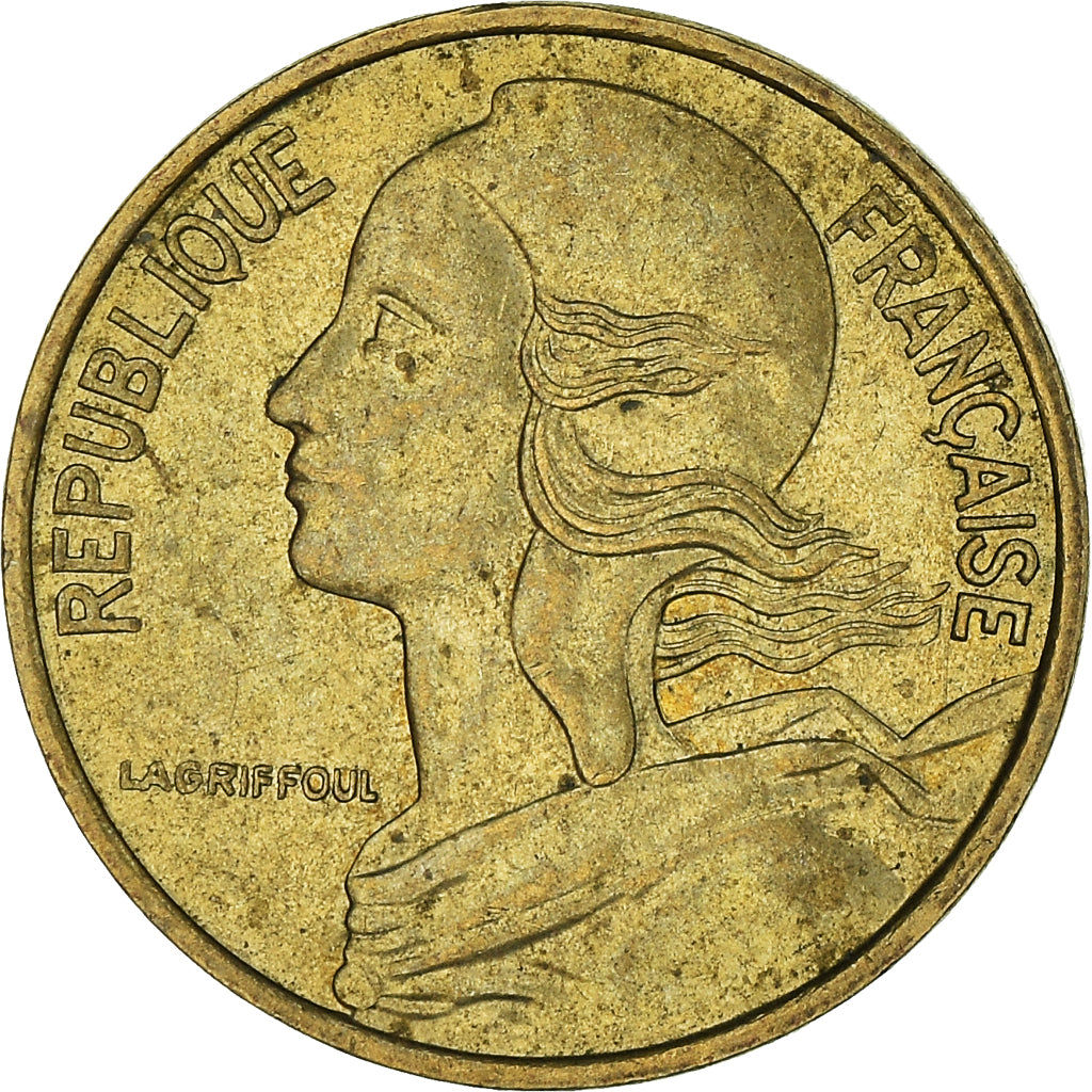 Moneta, Francja, 5 Centimes, 1987