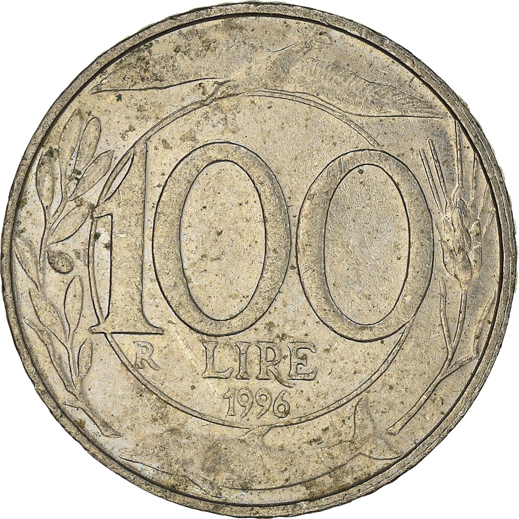 Moneta, Italia, 100 Lire, 1996