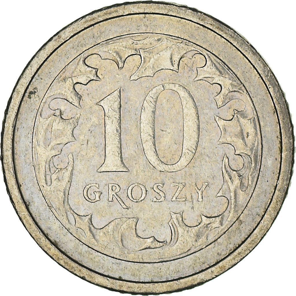 Monnaie, Pologne, 10 Groszy, 2005