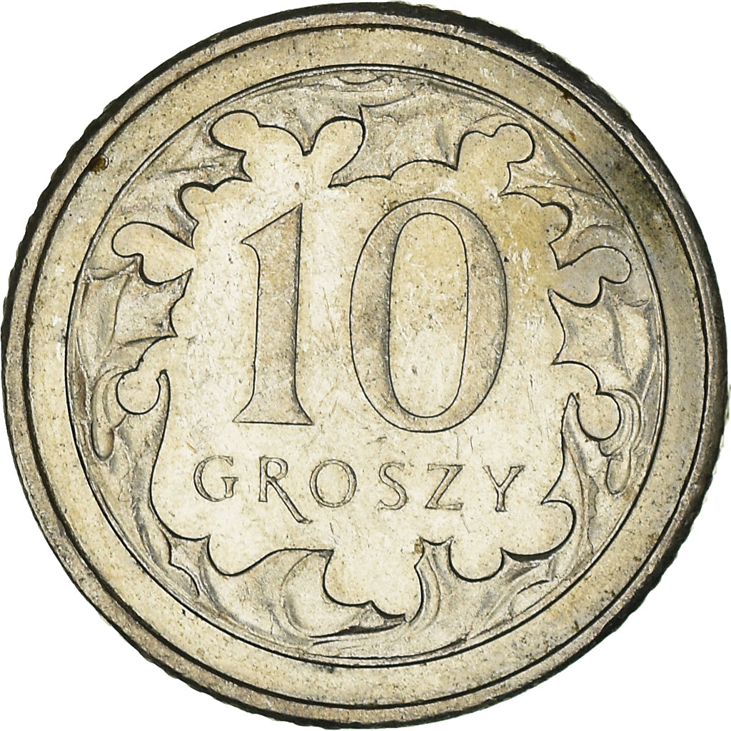 Moneta, Polonia, 10 Groszy, 2011
