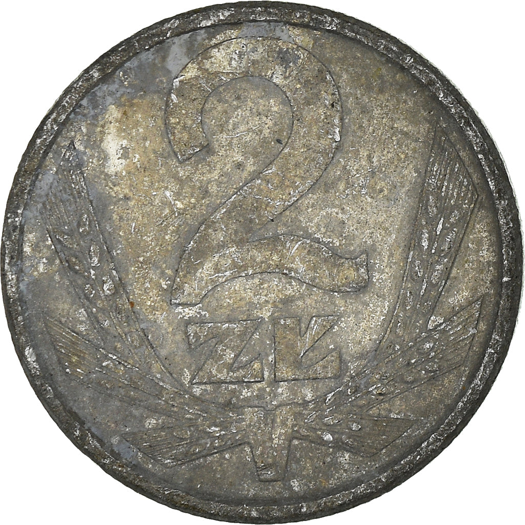 Moneta, Polonia, 2 Zlote, 1989