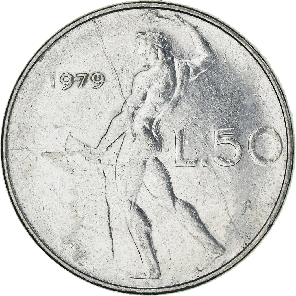 Moneta, Włochy, 50 Lire, 1979
