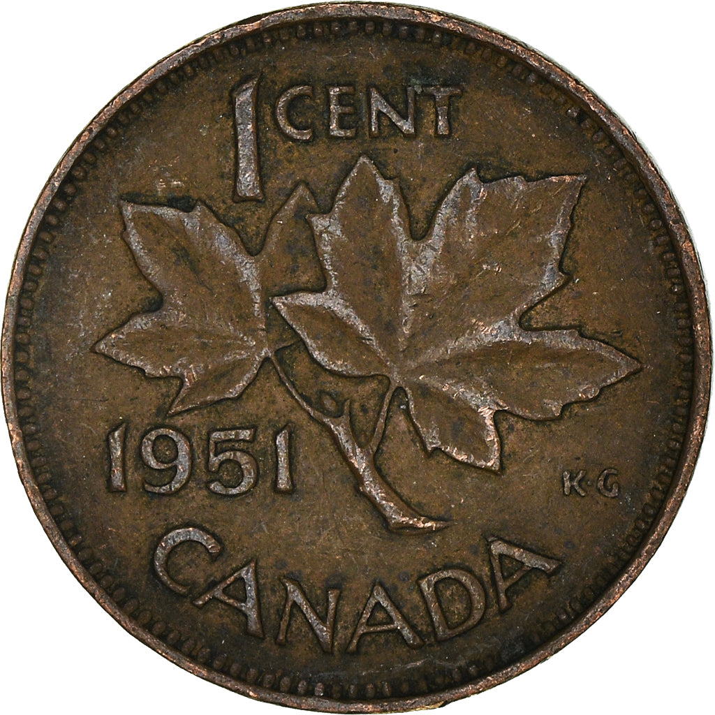 Moneta, Canada, Cent, 1951