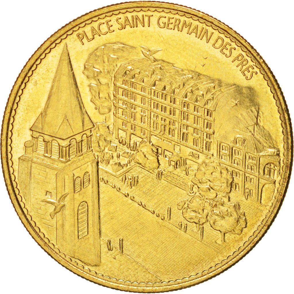 France, Token, Tourist Token, Place Saint-Germain-des-Prés, Undated, Arthus