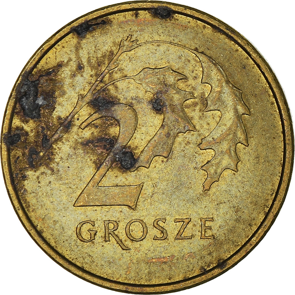 Moneta, Polonia, 2 Grosze, 2012