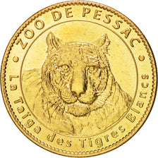 Tourist Token, Zoo de Pessac, Tigres blancs, 2009, MS(63), Arthus Bertrand