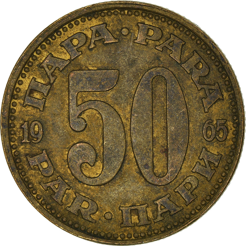 Münze, Jugoslawien, 50 Para, 1965