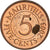 Monnaie, Maurice, 5 Cents, 2003