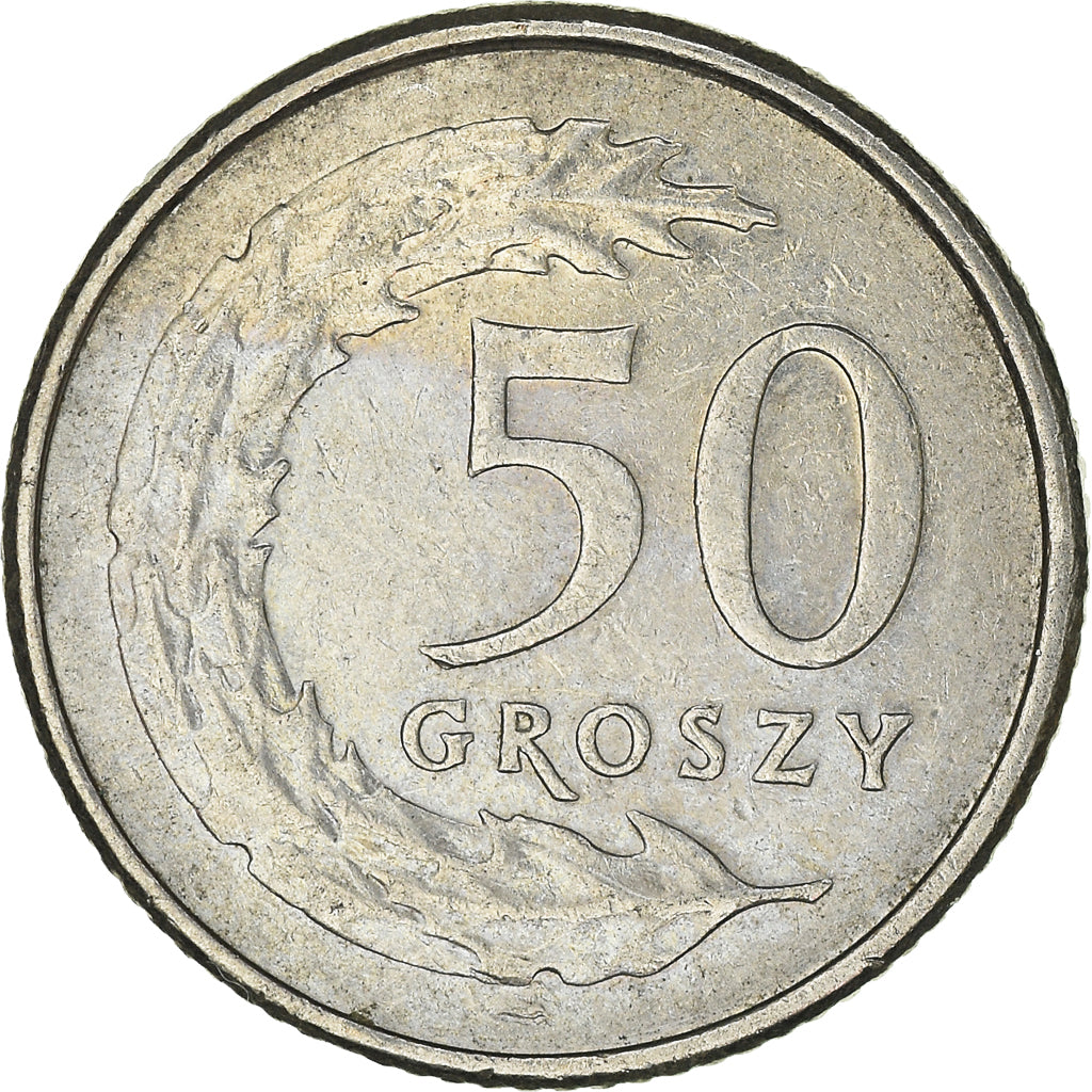 Coin, Poland, 50 Groszy, 2008