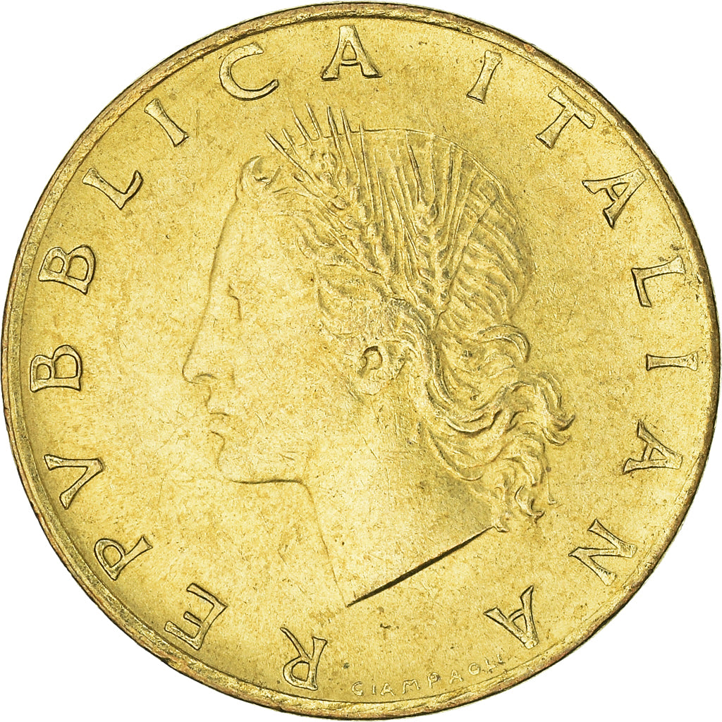 Münze, Italien, 20 Lire, 1988