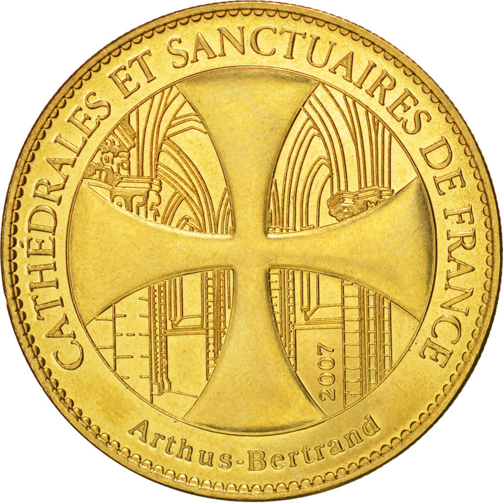 France, Token, Tourist Token, Basilique Sainte-Thérèse, Lisieux, 2007, Arthus
