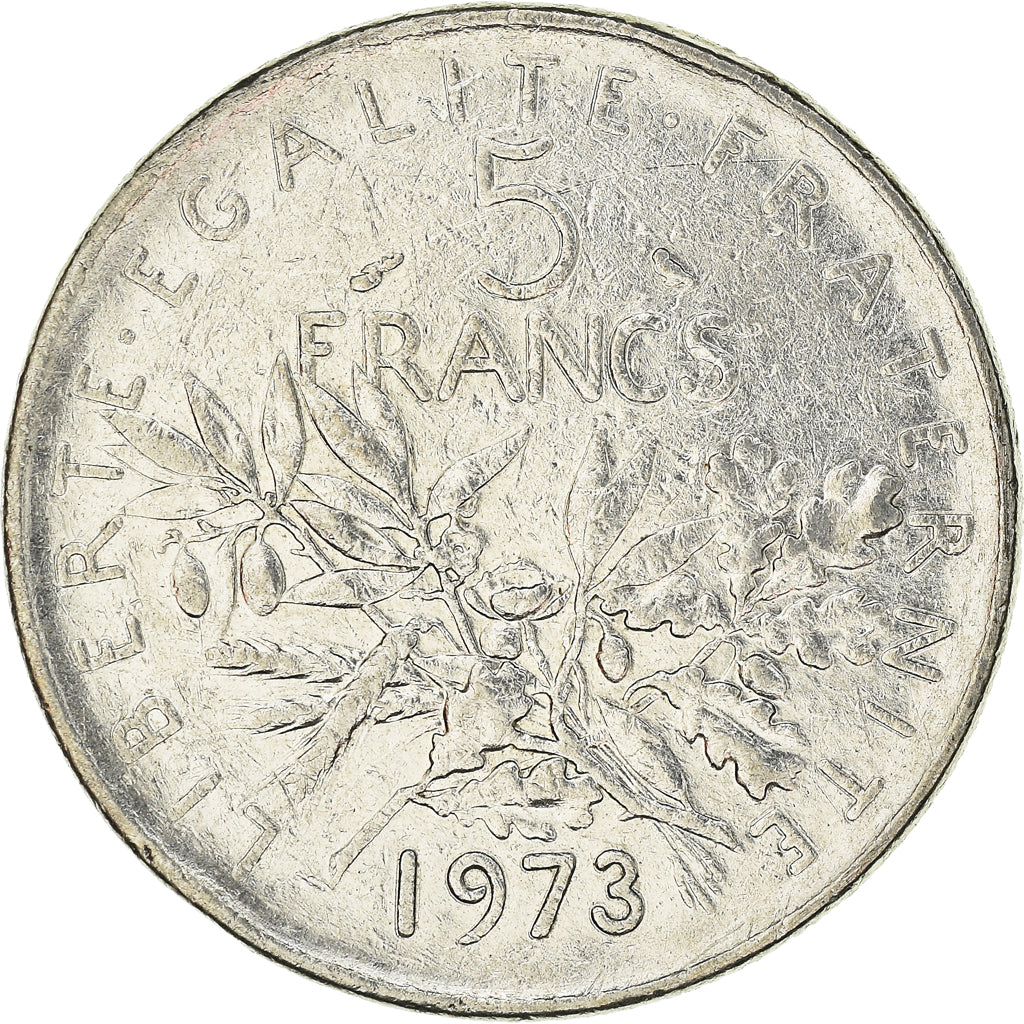 Monnaie, France, 5 Francs, 1973