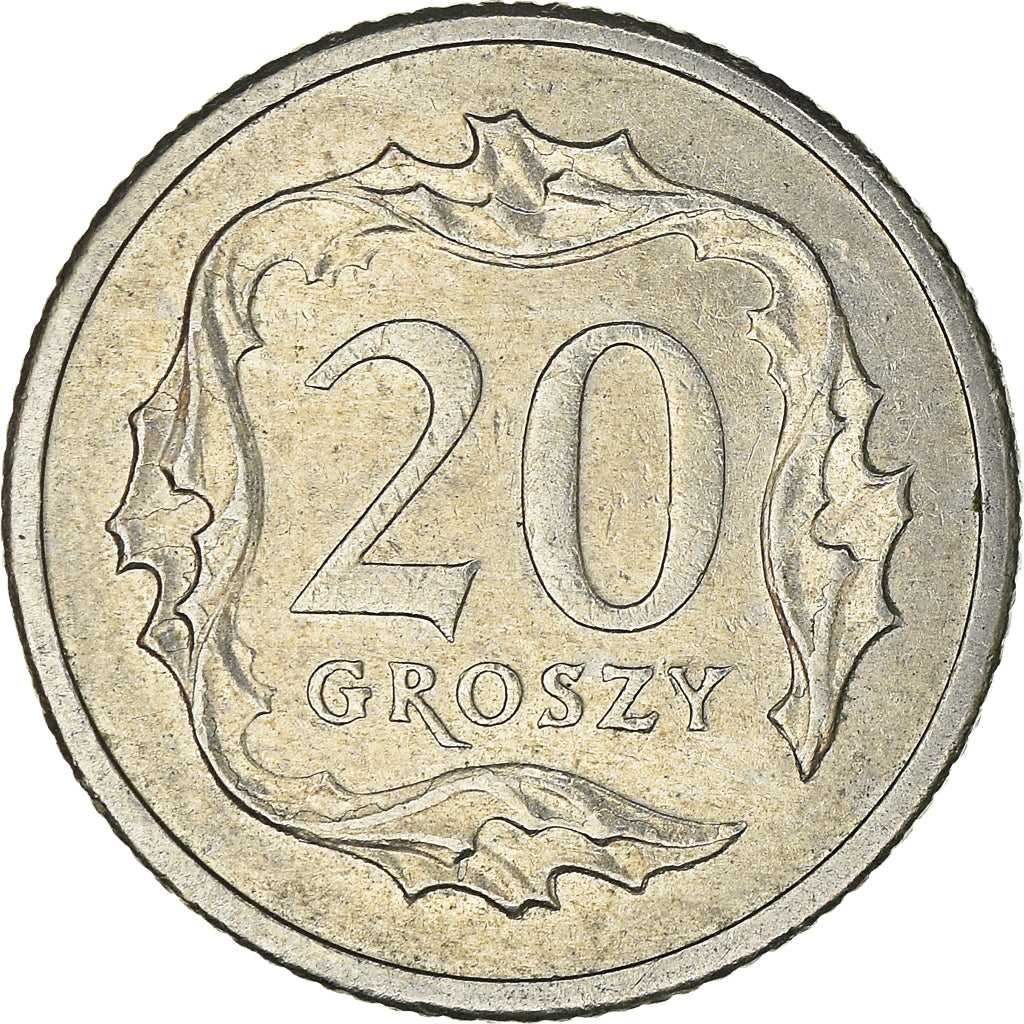 Moneta, Polonia, 20 Groszy, 2009