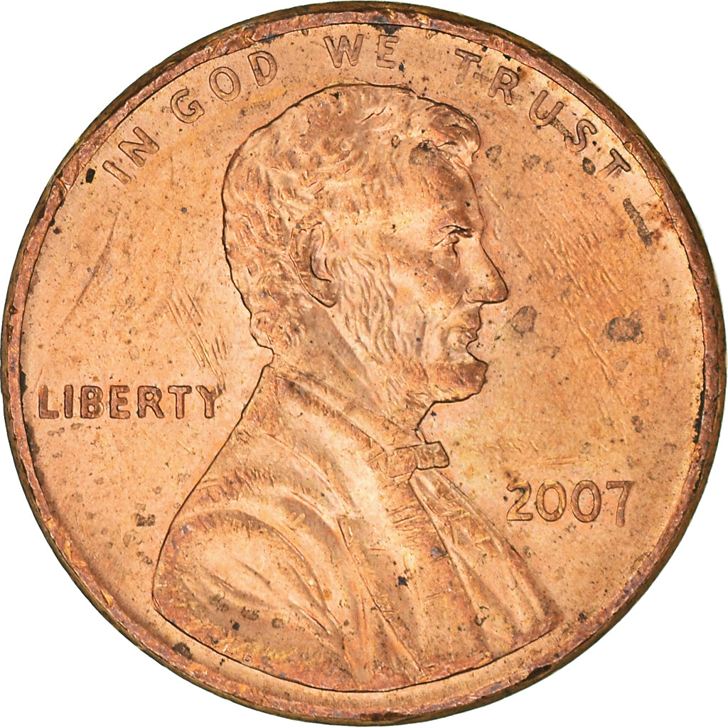 Münze, Vereinigte Staaten, Cent, 2007