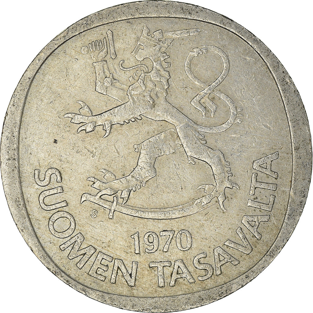 Monnaie, Finlande, Markka, 1970