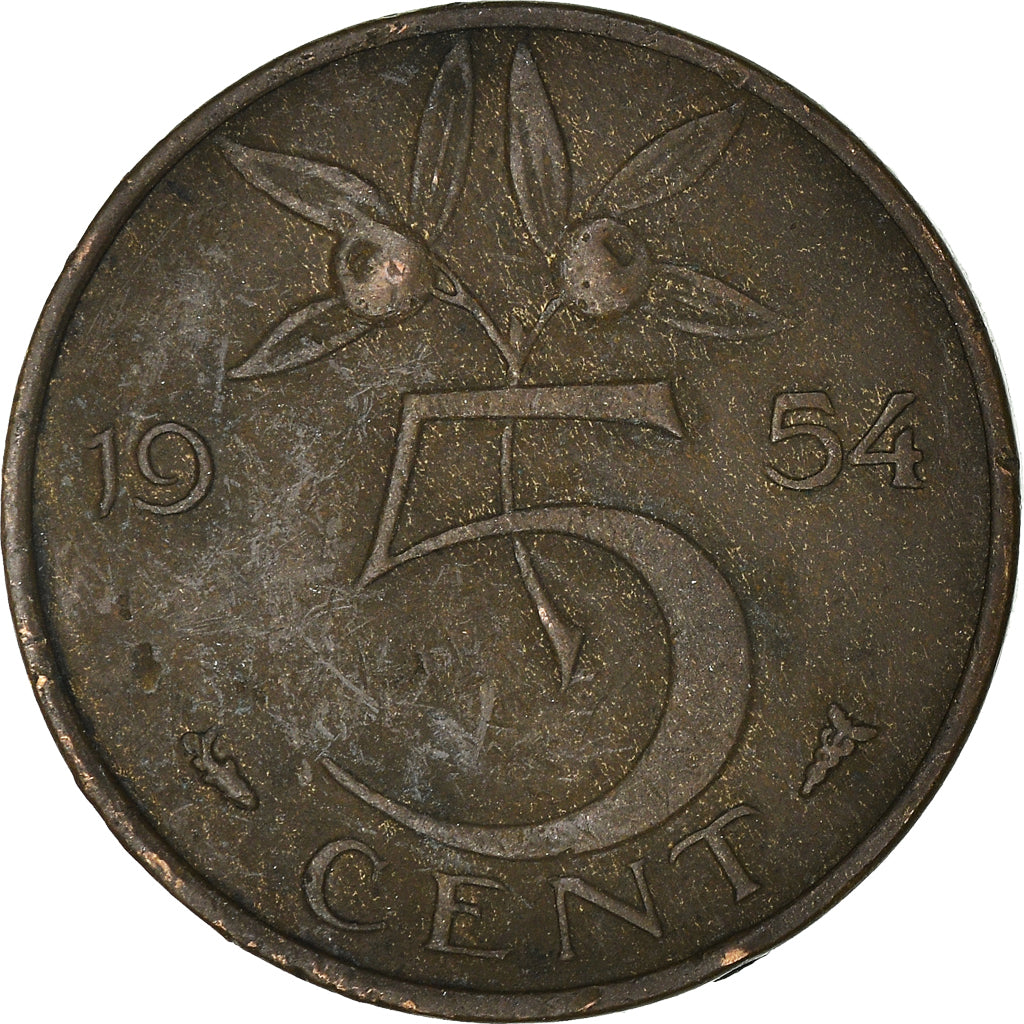 Monnaie, Pays-Bas, Cent, 1954