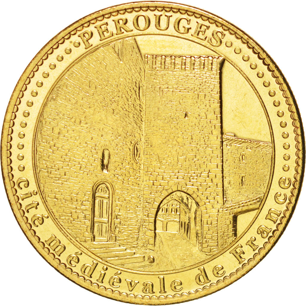 France, Token, Tourist Token, Cité Médiévale de Pérouges, 2009, Arthus