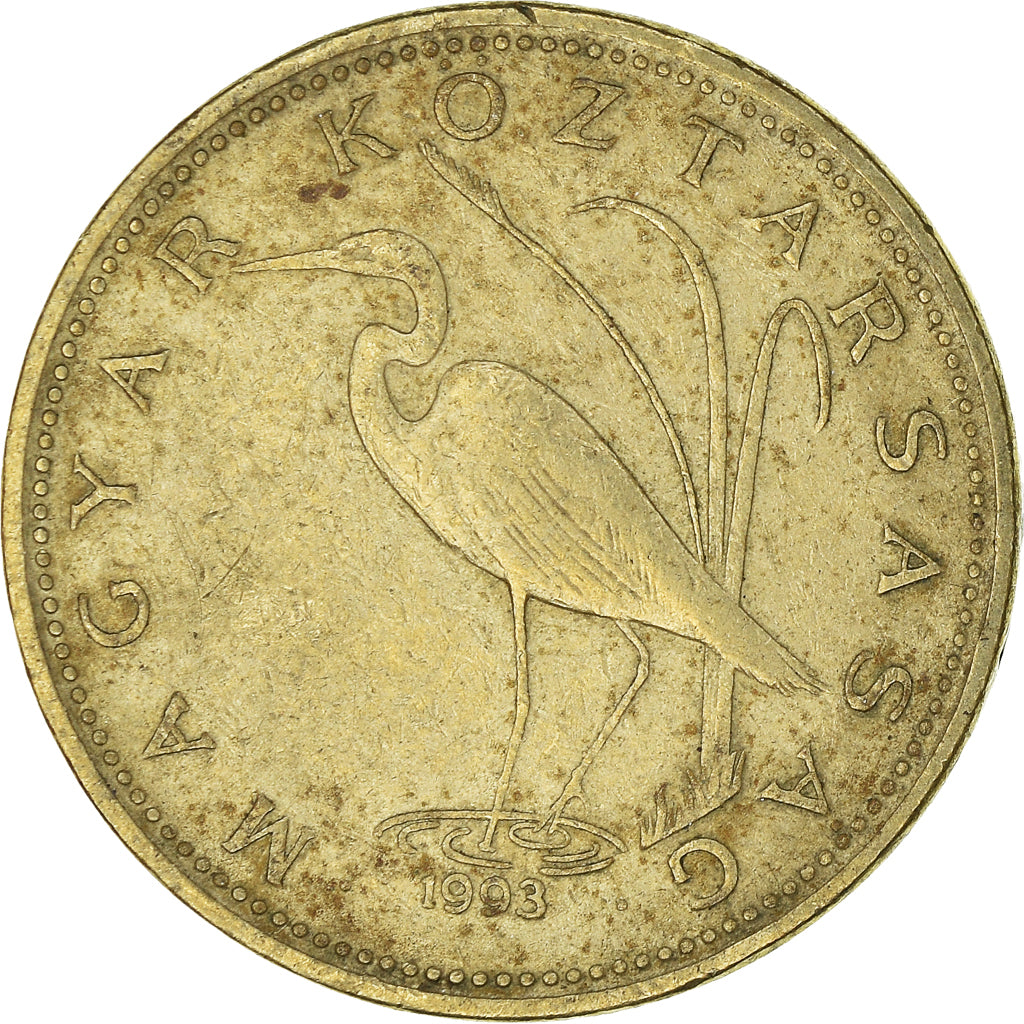 Moeda, Hungria, 5 Forint, 1993