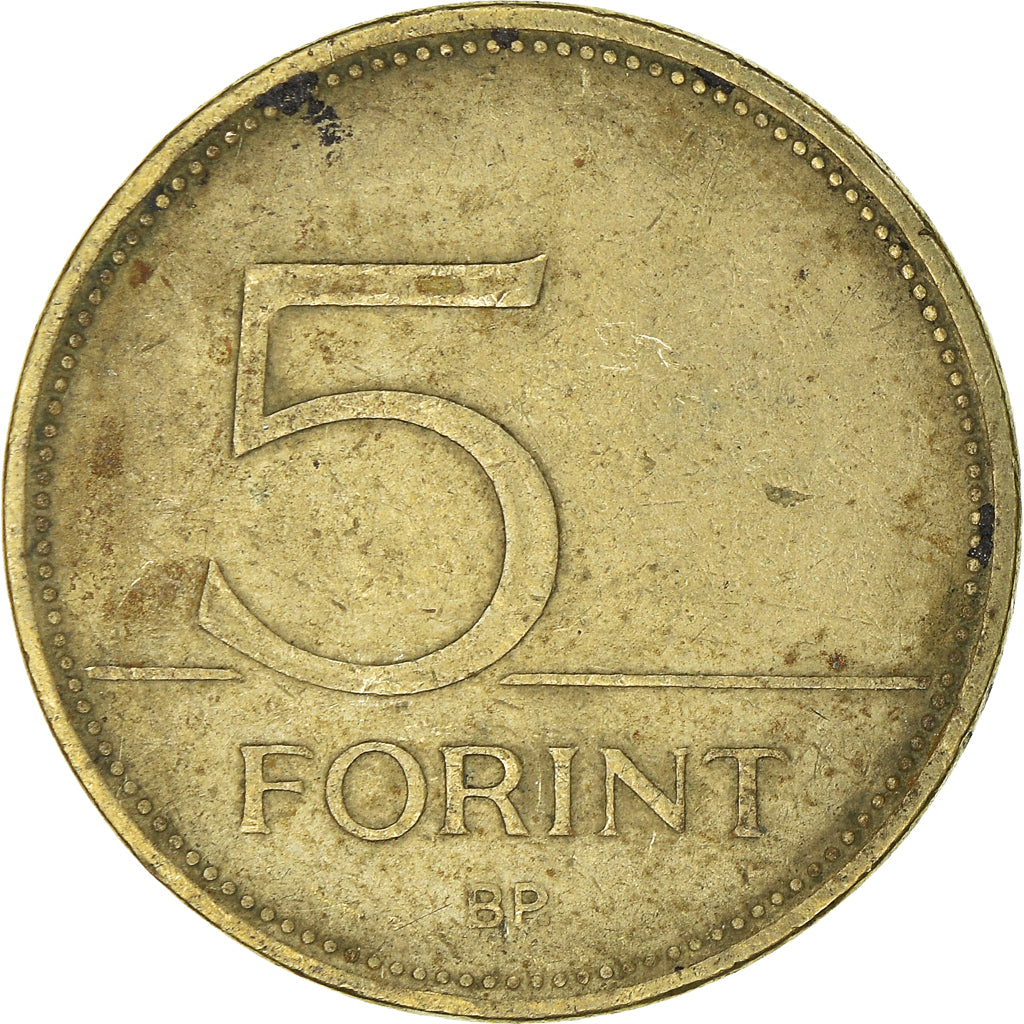Moeda, Hungria, 5 Forint, 1993