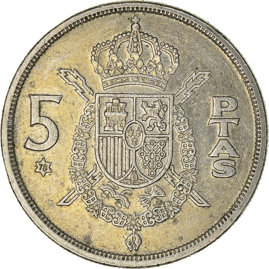 Moeda, Espanha, 5 Pesetas