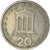 Moneta, Grecia, 20 Drachmai, 1978
