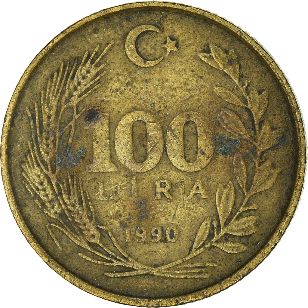 Moneta, Turchia, 100 Lira, 1990