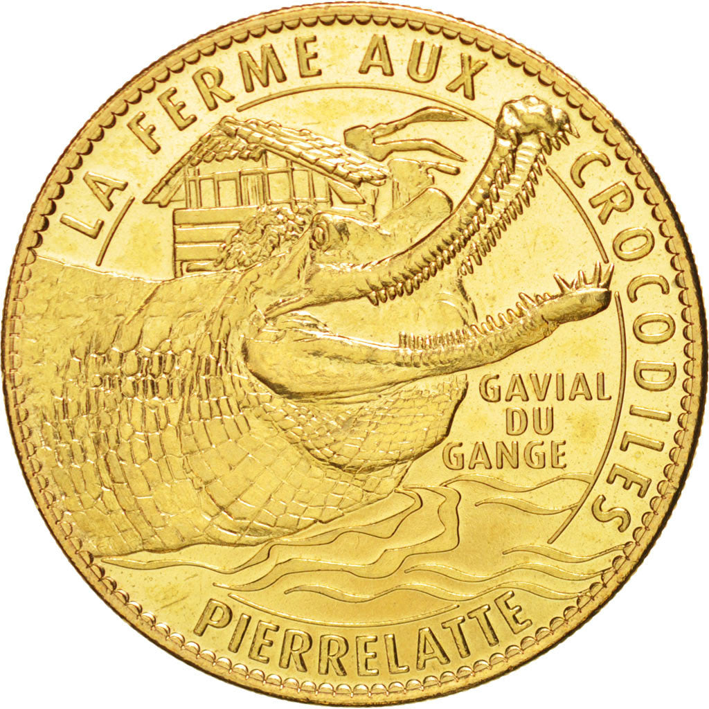 Frankreich, Token, Tourist Token, La Ferme aux Crocodiles, 2009, Arthus