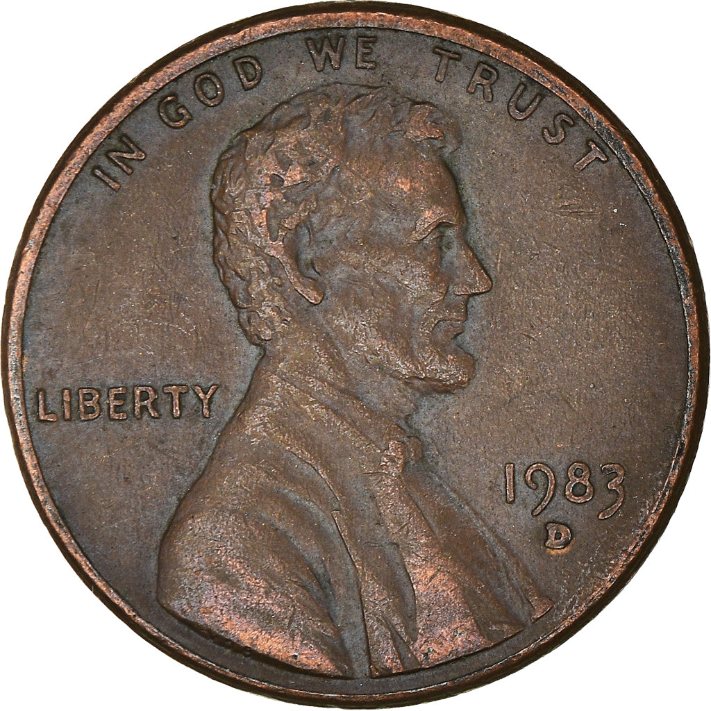 Coin, United States, Cent, 1983