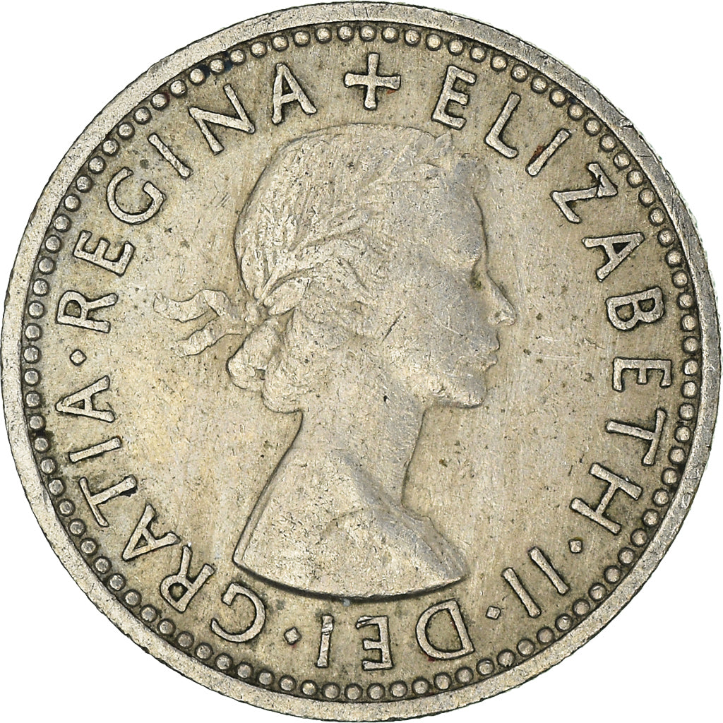 Moneta, Wielka Brytania, 6 Pence, 1955