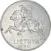 Moneta, Litwa, 5 Centai, 1991