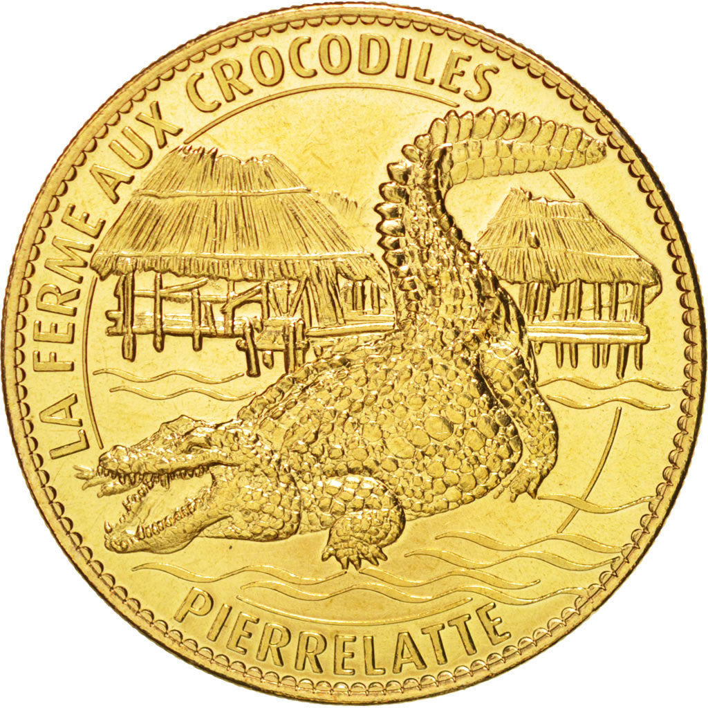 France, Token, Tourist Token, La Ferme aux Crocodiles, 2009, Arthus Bertrand