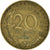 Coin, France, 20 Centimes, 1975
