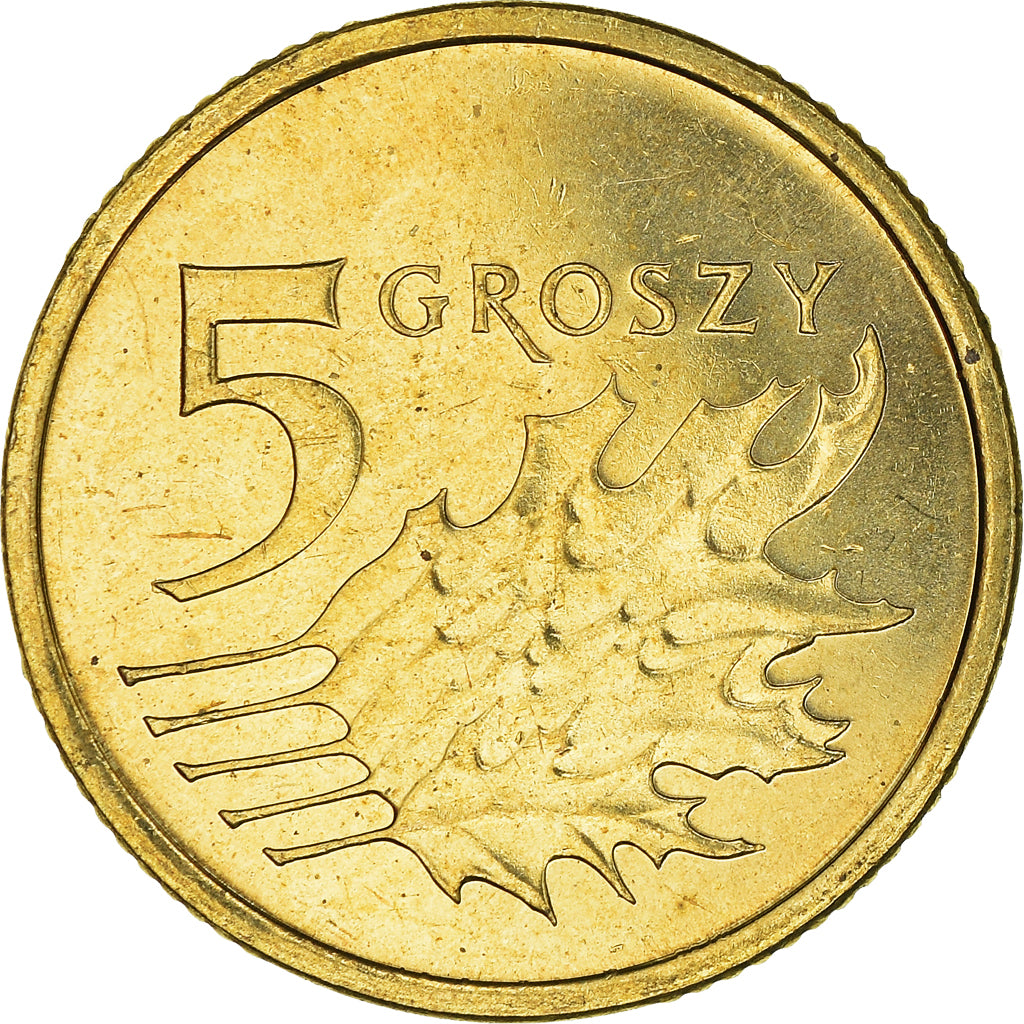 Moneta, Polonia, 5 Groszy, 2013