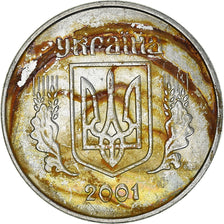 Monnaie, Ukraine, Kopiyka, 2001