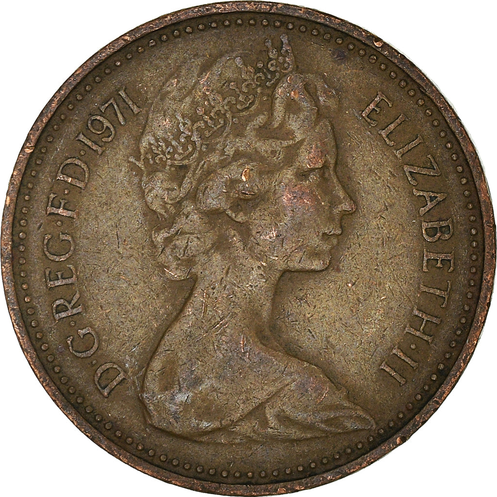 Moneta, Gran Bretagna, New Penny, 1971