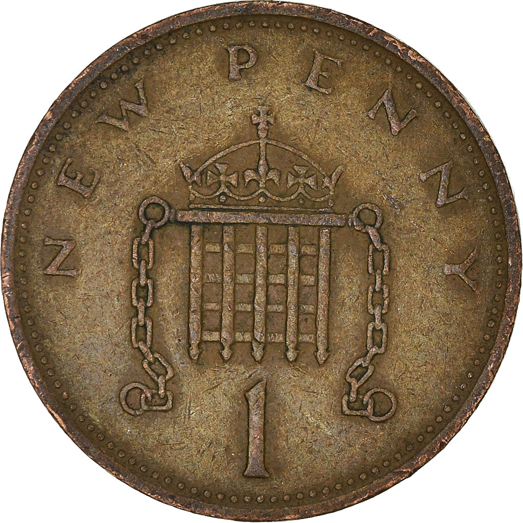 Moneta, Gran Bretagna, New Penny, 1971