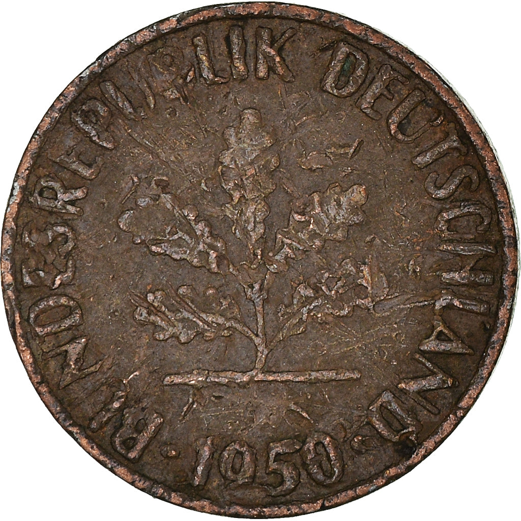 Coin, GERMANY - FEDERAL REPUBLIC, Pfennig, 1950